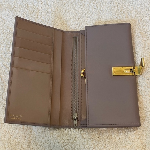 Gucci Dusty Purple Leather Long Wallet - Picture 6 of 17